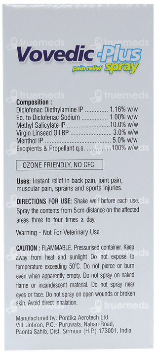 Vovedic Plus Spray 55Gm